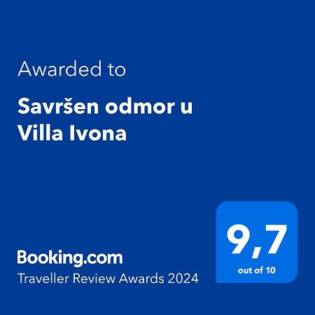 Savrsen Odmor U Villa Ivona ザダル エクステリア 写真